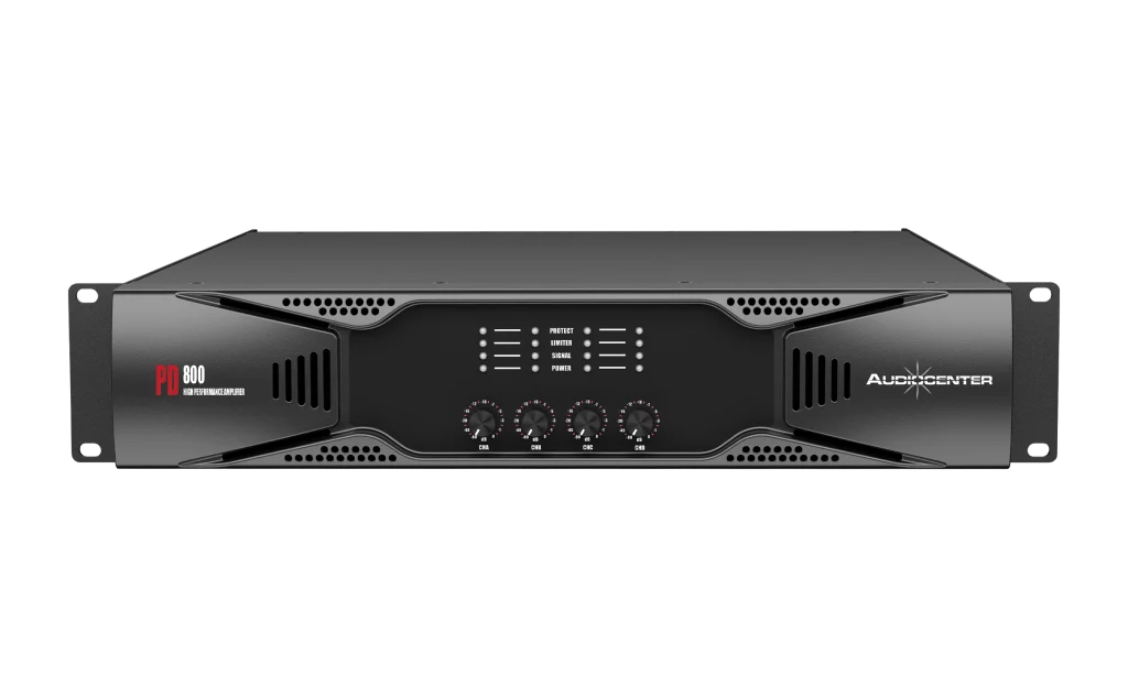 PD800 - Professional Four-channel Power Amplifier - Audiocenter